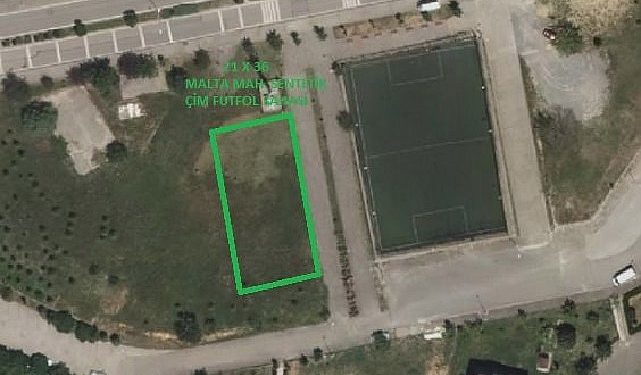 Kocaeli Büyükşehir’den Malta Mahallesi’ne futbol alanı