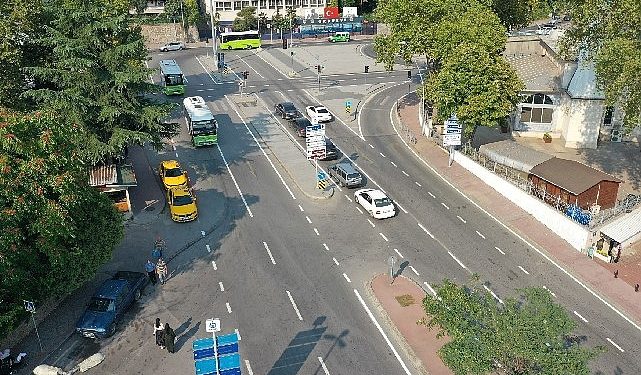 Kocaeli Büyükşehir’den yol çizgileriyle tertipli ve inançlı ulaşım