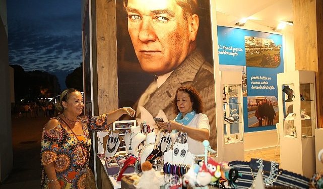 Konak Belediyesi’nin Fuar standı ağır ilgi görüyor