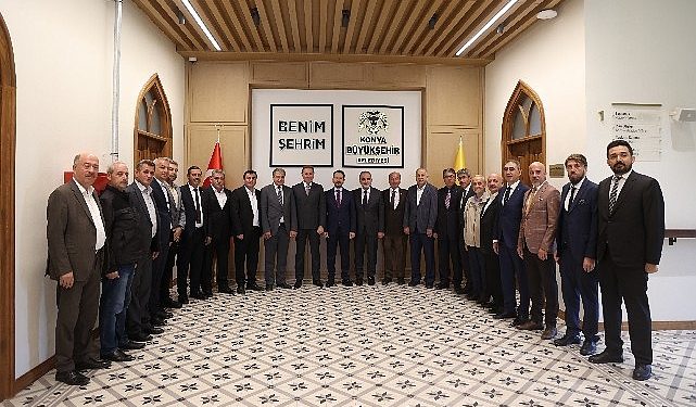 KONESOB’dan Ahilik Haftası’nda Konya Büyükşehir’e Ziyaret