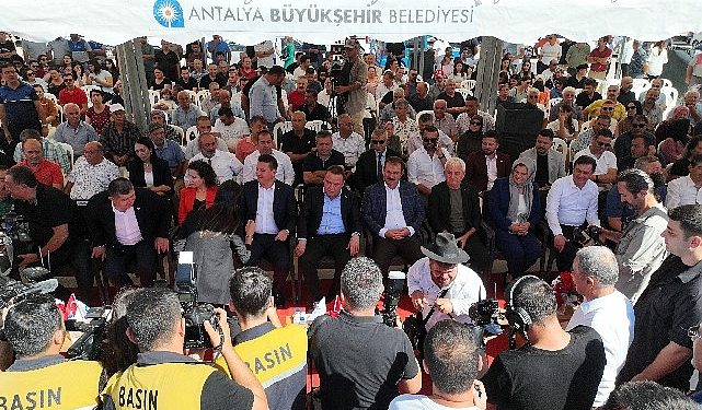 Kumluca Atatürk Stadyumu’nun Temeli Merasimle Atıldı