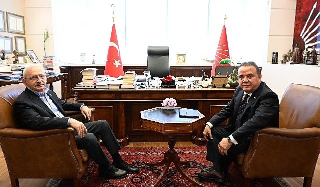 Lider Böcek CHP Genel Lideri Kılıçdaroğlu’nu ziyaret etti