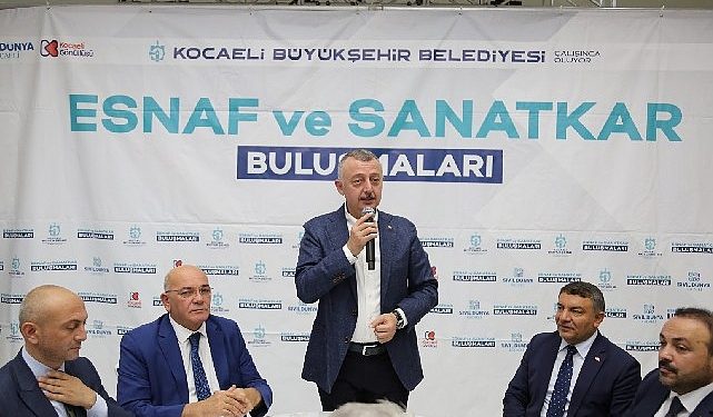 Lider Büyükakın, Dilovası Esnafıyla Buluştu