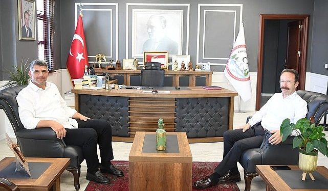 Lider Kocaman’dan Kaymakam Yamlı’ya ziyaret