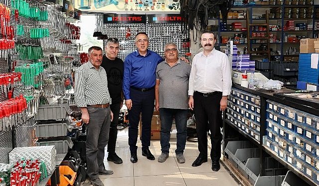 Lider Savran, sanayi esnafını ziyaret etti