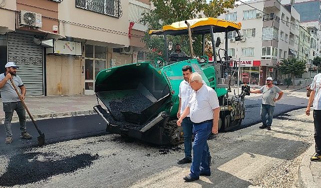 Lider Selvitopu asfalt çalışmalarını yeniden yerinde denetledi