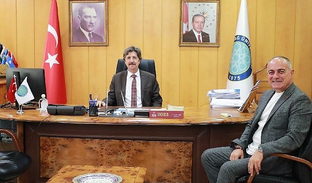 Lider Sertaslan’dan Rektör Yılmaz’a Ziyaret