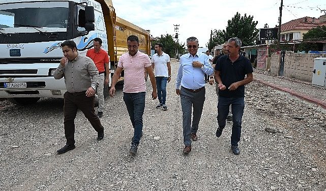 Lider Topaloğlu, Kuzdere’de altyapı çalışmalarını inceledi