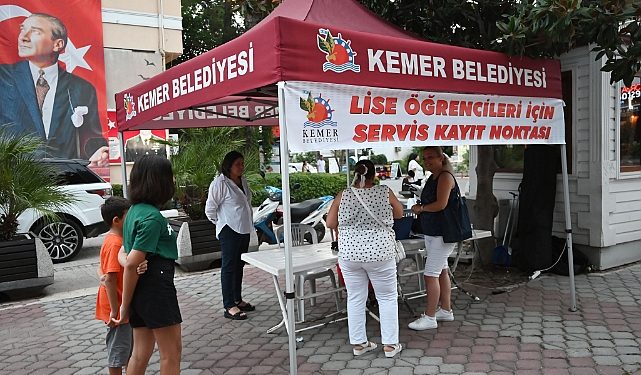 Lise öğrencilerinin fiyatsız servis kayıt süreçleri devam ediyor