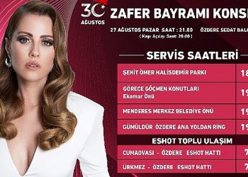 Menderes Zafer Coşkusunu Derya Uluğ İle Kutlayacak