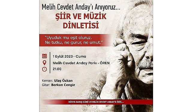 Milas Belediyesi’nden Melih Cevdet Anday’ı anma aktifliği