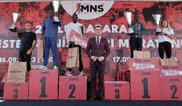 Milletlerarası Vestel Manisa Yarı Maratonu heyecanı sona erdi