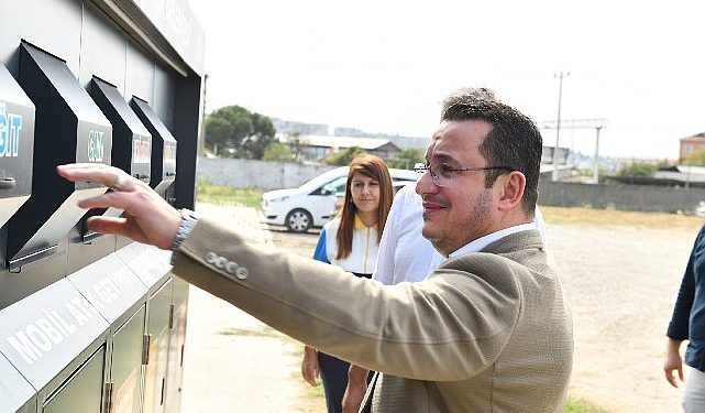 Mustafakemalpaşa’ya Taşınabilir Atık Merkezi kazandırıldı