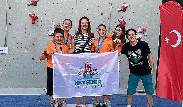 Nevşehirli atletler turnuvaya damga vurdu