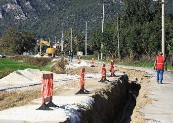 Ören’de Alt Yapı Çalışmaları Devam Ediyor