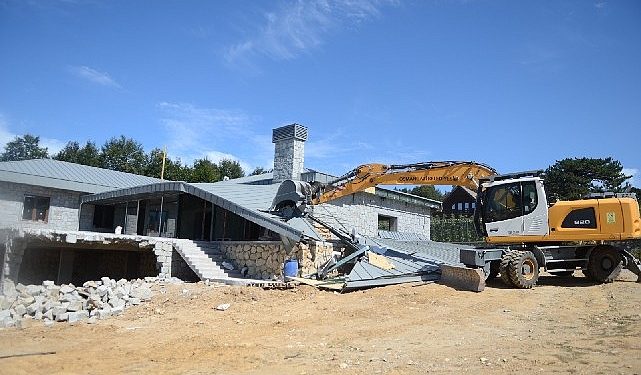 Ovanın Akabinde Uludağ da Kaçak Yapılardan Temizleniyor