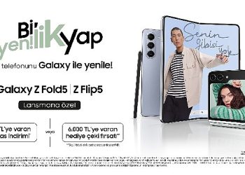 Samsung, Galaxy Z Flip5 ve Galaxy Z Fold5 için 6500 TL’ye varan takas yahut 6000 TL’ye varan ikram çeki fırsatı sunuyor