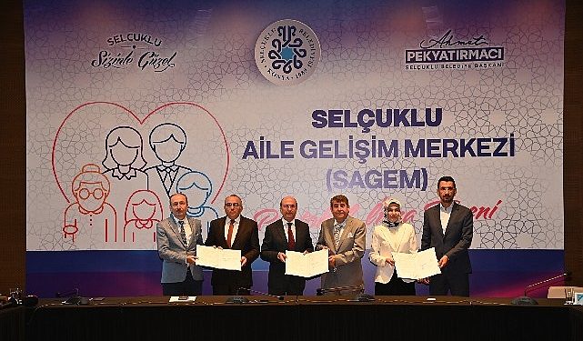 Selçuklu Aile Gelişim Merkezi için imzalar atıldı