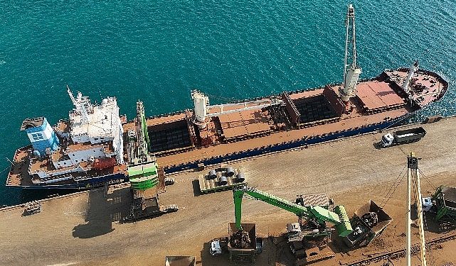 Tosyalı Demir Çelik Sarıseki Tesisi birinci ihracatını gerçekleştirdi