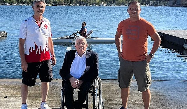 Türkiye Ulusal Paralimpik Komitesi Genel Sekreteri, Para Kürek Ulusal Grup Kampını Ziyaret Etti.