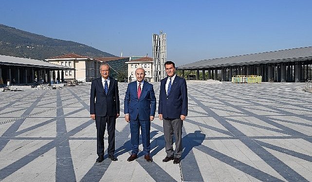 Vali Demirtaş, Osmangazi Meydanı’nı inceledi