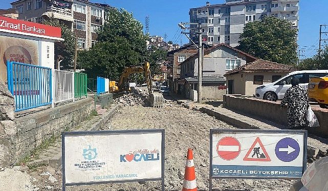 Yenidoğan Derince Caddesi’nin Çehresi Değişiyor