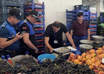 Zabıta Grupları Pazar Kontrolü Gerçekleştirdi