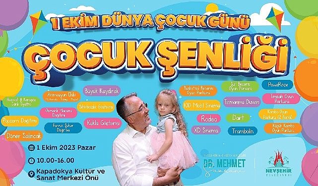 1 Ekim Dünya Çocuk Günü kutlanacak