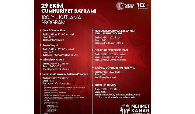 29 ekim coşkusu mustafakemalpaşa’yı sardı