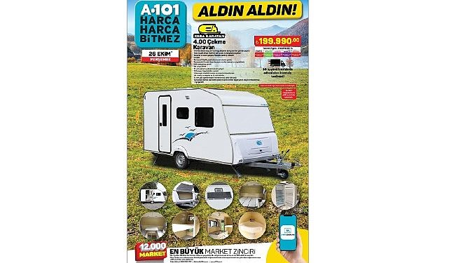 A101 26 Ekim’de Karavan Satacak!