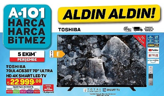 A101 Ekim Ayını Hesaplı Teknolojik Eserlerle Karşılıyor