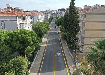 Aydın Büyükşehir Belediyesi Söke Ulusal Egemenlik Caddesi’ni baştan sona yeniledi