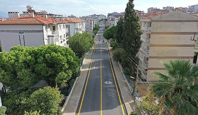 Aydın Büyükşehir Belediyesi Söke Ulusal Egemenlik Caddesi’ni baştan sona yeniledi