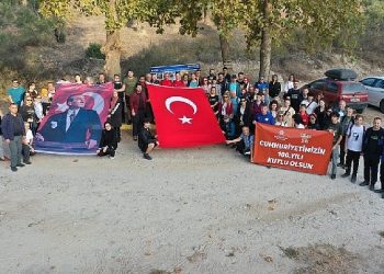 Aydınlılar Cumhuriyet’in 100. Yılını ‘Trekking’ Aktifliğiyle kutladı