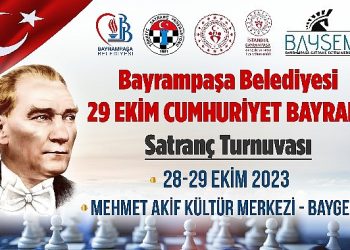 Bayrampaşa Belediyesi, Cumhuriyetin 100. yılı satranç turnuvası düzenliyor