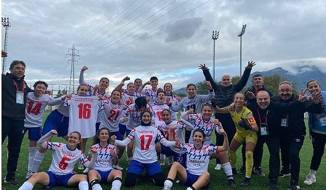 Çanakkale dardanel bayan futbol grubu 2.lige yükseldi