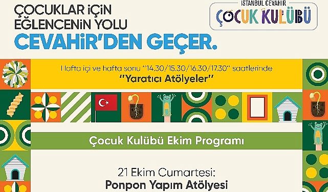 Çocuklar için Cümbüşün Yeri ve Vakti İstanbul Cevahir’de