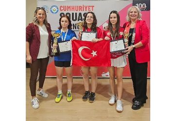 Cumhuriyet Squash Turnuvası’na büyük ilgi