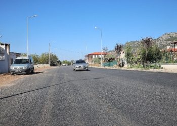 Düğerek’te Sıcak Asfalt Çalışması Tamamlandı