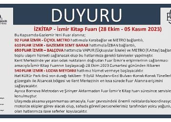 ESHOT’tan İZKİTAP Fuarı için ulaşım desteği