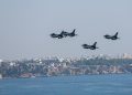F-16’lardan Antalya semalarında harika şov