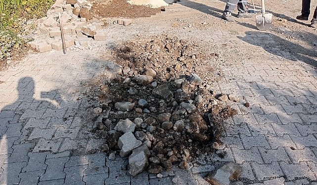 İlçe Genelinde Yol ve Kaldırım Çalışmaları