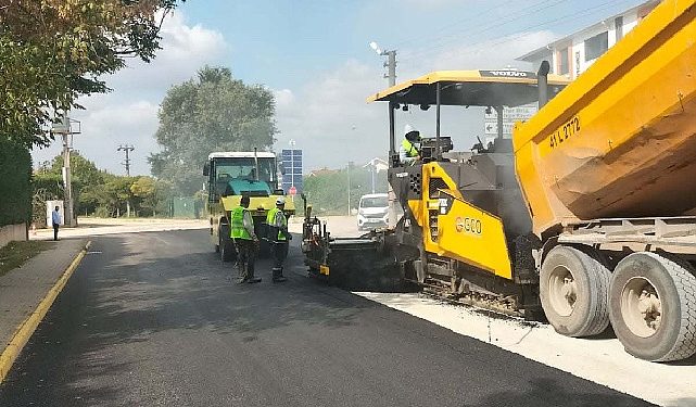 Kartepe Fevzi Çakmak Caddesi Asfaltlandı