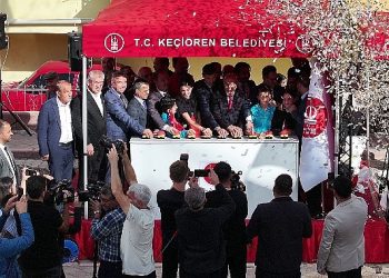 Keçiören’de “Atatürk 100 Yıl Kapalı Spor Salonu”nun temeli atıldı