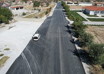 Konya Büyükşehir’den Çeltik’e Sıcak Asfalt Çalışması