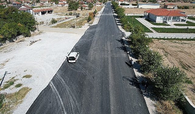 Konya Büyükşehir’den Çeltik’e Sıcak Asfalt Çalışması