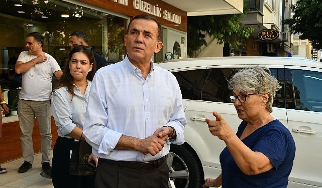 Lider Abdullah Özyiğit, İnönü Mahallesi’nde Esnafları Ziyaret Etti