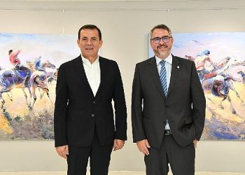 Lider Özyiğit, Alman mevkidaşı Marc Weigel’ı ağırladı