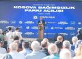 Lider Soyer Kosova Bağımsızlık Parkı açılışında konuştu “Buca Metrosu’nu tarihinden evvel bitireceğiz”