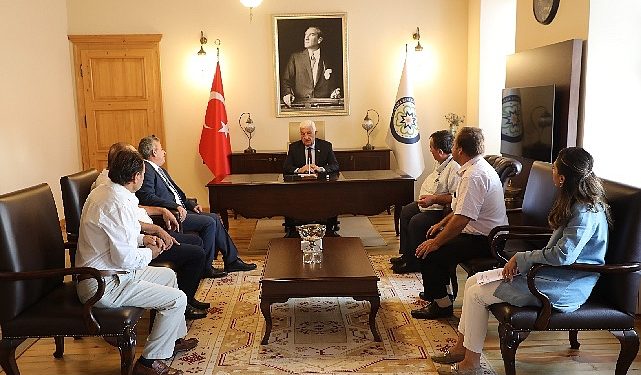 Marmaris Muhtarlarından Gürün’e Teşekkür Ziyareti